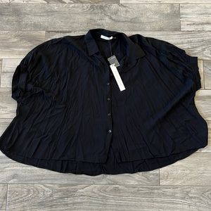 Black boutique blouse from red dress boutique